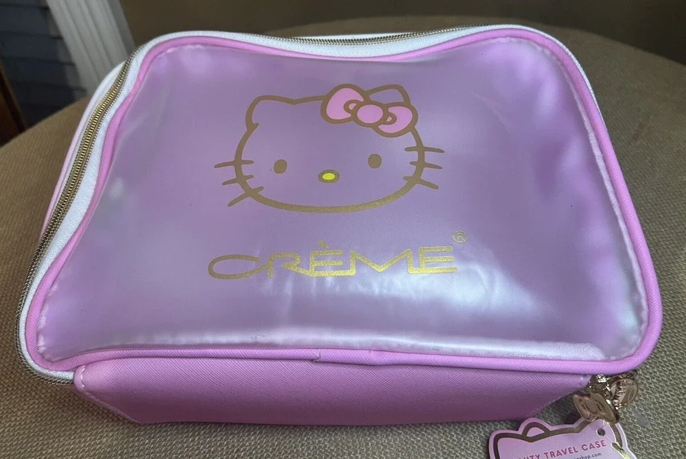 The Creme Shop Hello Kitty by Sanrio Beauty Travel Case NWT